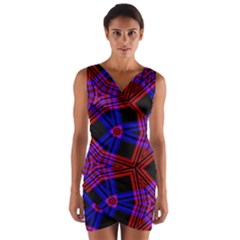 Pattern Abstract Wallpaper Art Wrap Front Bodycon Dress by Sapixe