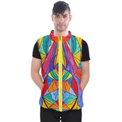 Arcturian Insight Grid - Men s Puffer Vest by tealswan