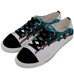 Reptile Lizard Animal Isolated Men s Low Top Canvas Sneakers by Sapixe