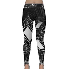 Technoid Future Robot Science Classic Yoga Leggings by Sapixe