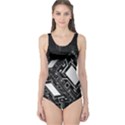 Technoid Future Robot Science One Piece Swimsuit View1