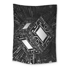 Technoid Future Robot Science Medium Tapestry by Sapixe
