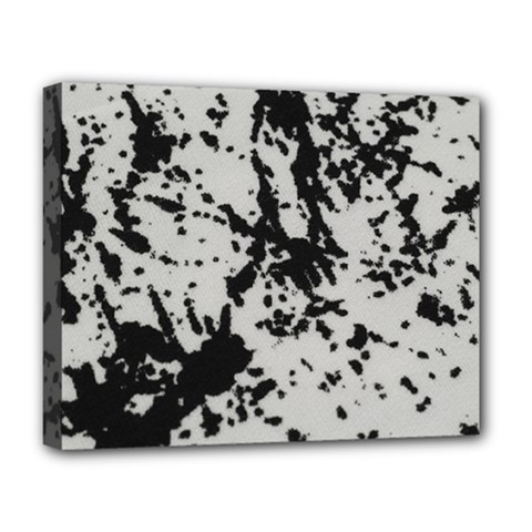 Fabric Texture Painted White Soft Deluxe Canvas 20  X 16   by Sapixe
