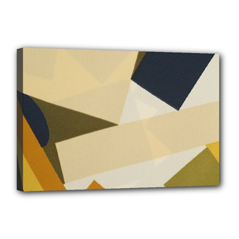 Fabric Textile Texture Abstract Canvas 18  X 12  by Sapixe