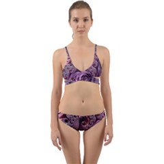 Abstract Art Fractal Art Fractal Wrap Around Bikini Set by Sapixe