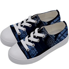 Graphic Design Background Kids  Low Top Canvas Sneakers by Sapixe