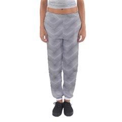 White Fabric Pattern Textile Women s Jogger Sweatpants by Sapixe