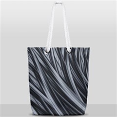 Fractal Mathematics Abstract Full Print Rope Handle Tote (small) by Sapixe