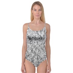 Willow Foliage Abstract Camisole Leotard  by FunnyCow
