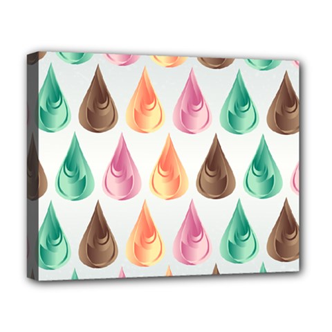Background Colorful Abstract Deluxe Canvas 20  X 16   by Nexatart