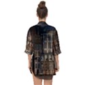 Architecture City Home Window Open Front Chiffon Kimono View2