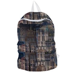 Architecture City Home Window Foldable Lightweight Backpack by Nexatart