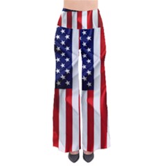 American Usa Flag Vertical So Vintage Palazzo Pants by FunnyCow