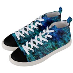 Color Abstract Background Textures Men s Mid-top Canvas Sneakers by Nexatart