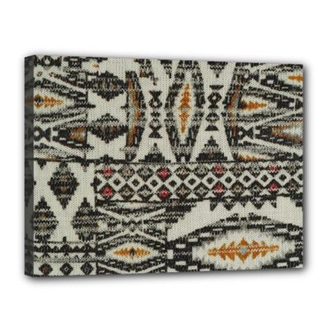 Fabric Textile Abstract Pattern Canvas 16  X 12  by Nexatart