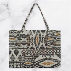 Fabric Textile Abstract Pattern Medium Tote Bag by Nexatart
