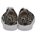 Fabric Textile Abstract Pattern Kids  Low Top Canvas Sneakers View4