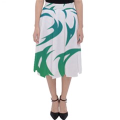 Wolf Dog Fox Animal Pet Vector Folding Skater Skirt by Sapixe