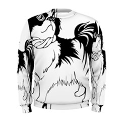 Animal Canine Dog Japanese Chin Men s Sweatshirt by Sapixe