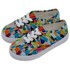 Mosaic Tiles Pattern Texture Kids  Classic Low Top Sneakers by Nexatart