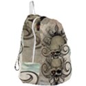 Awesome Creepy Skull With  Wings Foldable Lightweight Backpack View3