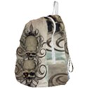 Awesome Creepy Skull With  Wings Foldable Lightweight Backpack View4