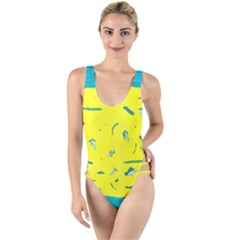 Summer Fun High Leg Strappy Swimsuit by arash1