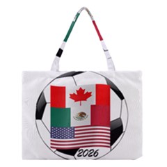 United Football Championship Hosting 2026 Soccer Ball Logo Canada Mexico Usa Medium Tote Bag by yoursparklingshop