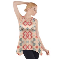 Tribal Shapes                                          Side Drop Tank Tunic by LalyLauraFLM
