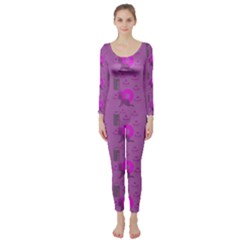 Punk Baby Violet Long Sleeve Catsuit by snowwhitegirl