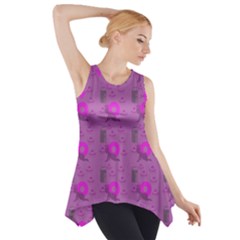 Punk Baby Violet Side Drop Tank Tunic by snowwhitegirl