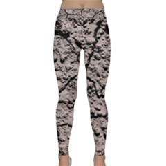 Earth  Dark Soil With Cracks Classic Yoga Leggings by FunnyCow