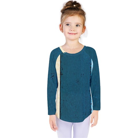 Flat Angle Kids  Long Sleeve Tee by FunnyCow