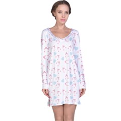 Pink Hats Long Sleeve Nightdress by snowwhitegirl