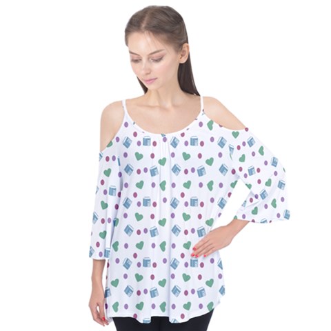 White Milk Hearts Flutter Tees by snowwhitegirl