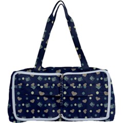 Blue Milk Hearts Multi Function Bag	 by snowwhitegirl