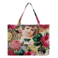 Little Girl Victorian Collage Medium Tote Bag by snowwhitegirl