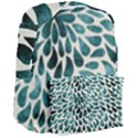 Teal Abstract Swirl Drops Giant Full Print Backpack View3