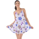 Blue Vintage Flowers Love the Sun Cover Up View1