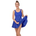 Blue Glitter Inside Out Casual Dress View1