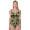 Yellow Plaid Anarchy Camisole Leotard  View1