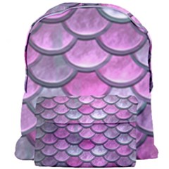 Pink Mermaid Scale Giant Full Print Backpack by snowwhitegirl