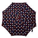 Eye Dots Red Blue Hook Handle Umbrellas (Large) View1