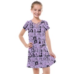Lilac Yearbok Kids  Cross Web Dress by snowwhitegirl