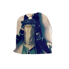 Forest Queen Drawstring Pouch (large) by snowwhitegirl