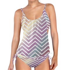 Ombre Zigzag 01 Tankini Set by snowwhitegirl