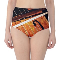 Cello Performs Classic Music Classic High-waist Bikini Bottoms by FunnyCow