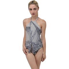 Ship 1515860 1280 Go With The Flow One Piece Swimsuit by vintage2030