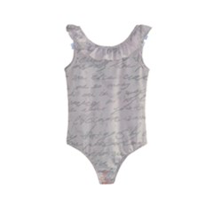 Letter Kids  Frill Swimsuit by vintage2030