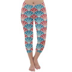 Seamless Patter 2284483 1280 Capri Winter Leggings  by vintage2030